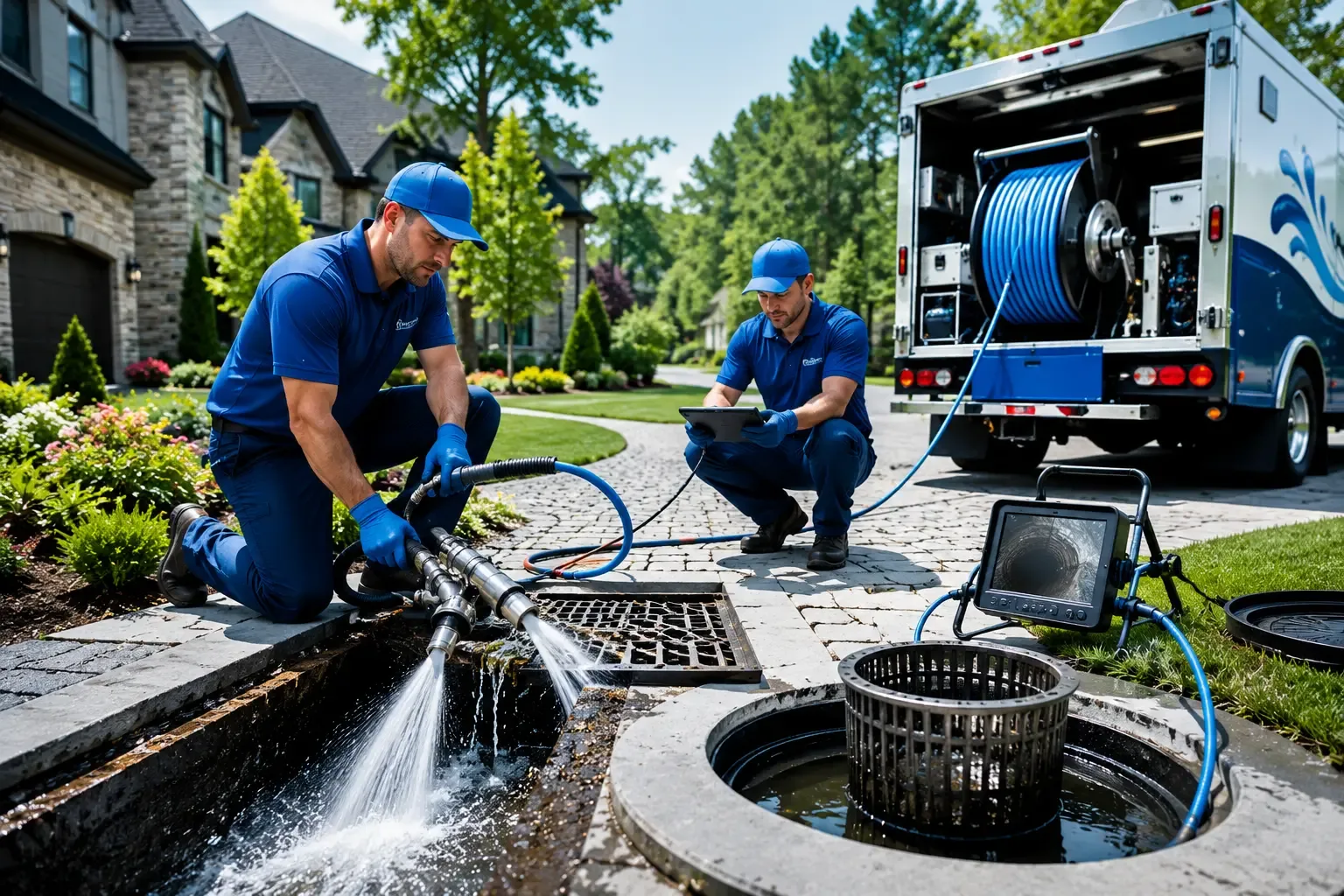 Local outdoor drain cleaning professionals in Frenchtown, NJ
